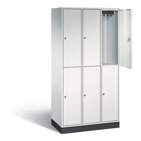 C+P Spind doppelstöckig Intro, H1950xB920xT490mm