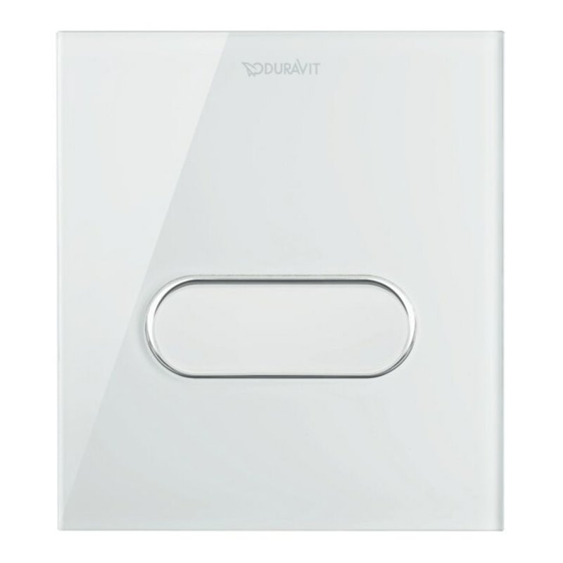 Duravit Betätigungsplatte A1 DuraSystem 14,1x15,7mm, Glas, weiß, für Urinal