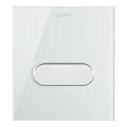Duravit Betätigungsplatte A1 DuraSystem 14,1x15,7mm, Glas, weiß, für Urinal