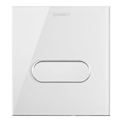 Duravit Betätigungsplatte A1 DuraSystem 14,1x15,7mm, Glas, weiß, für Urinal