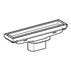 Geberit Duschrinne CleanLine befliesbar, Edelstahl