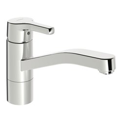 Hansa Spültisch-Einhebelmischer HANSAPALENO schwenkb., Ausl. 215mm, ND, chrom