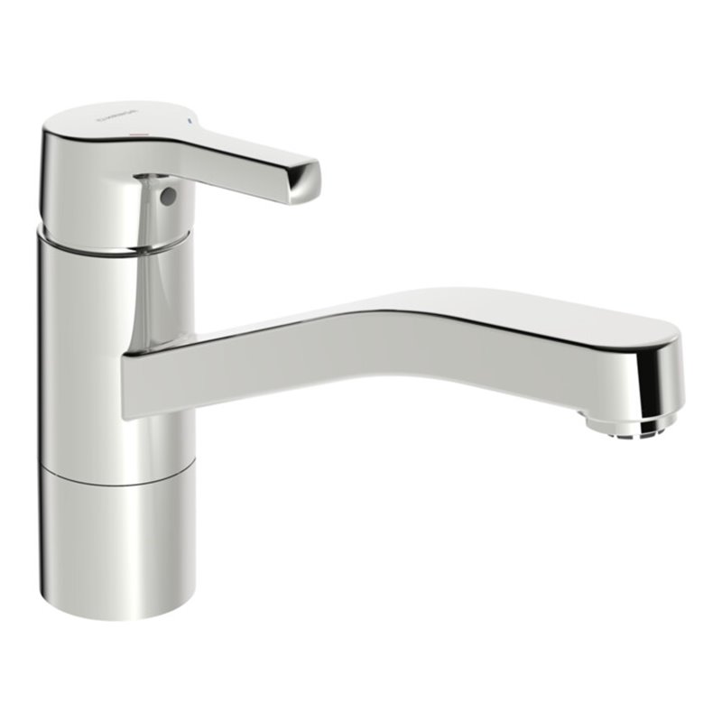 Hansa Spültisch-Einhebelmischer HANSAPALENO schwenkb., Ausl. 215mm, ND, chrom