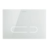 Duravit Betätigungsplatte DuraSystem A2 23x15,7cm, ber.los., Glas weiß, für WC