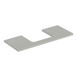 Geberit Waschtisch-Platte One 120x3x47cm, greige/lackiert m, AS mit.