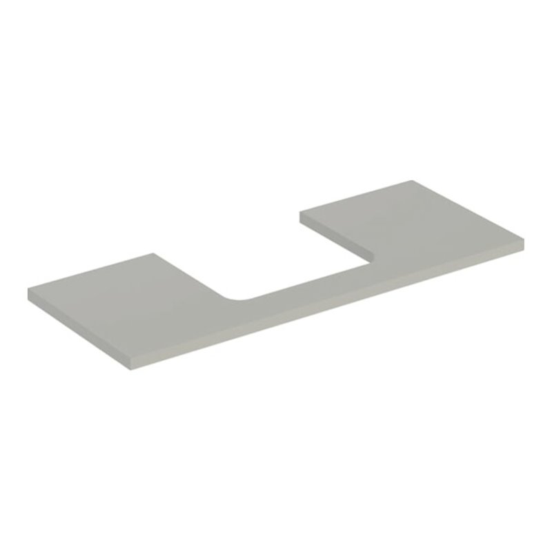 Geberit Waschtisch-Platte One 120x3x47cm, greige/lackiert m, AS mit.