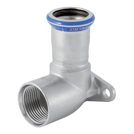 Geberit Anschlusswinkel Mapress 90G, ES, d 18mmxRp 1/2, labs-f, L 43mm