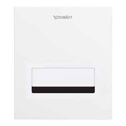 Duravit Betätigungsplatte A2 DuraSystem 13x15cm, Batt., f Uri., Zinkdr.g, weiß