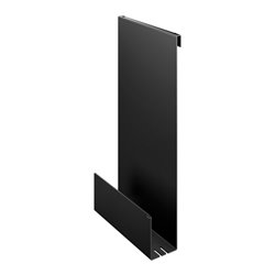 Keuco Duschablage 320x600x90mm, einhängbar, schwarzgrau