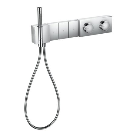 hansgrohe Fertigmotageset Sel. Axor Edge UP-Thermostat, 3 Verbr., Diamantschl., chr