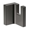 hansgrohe Handtuchhalter Axor Uni Rectangular Wandmontage, polished black chrome