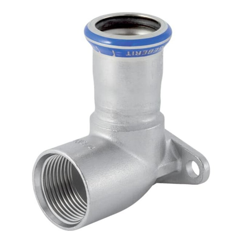 Geberit Anschlusswinkel Mapress 90G, ES, d 22mmxRp 3/4, labs-f, L 51mm