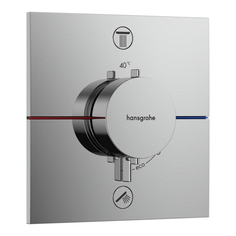 hansgrohe Thermostat ShowerSelect Comfort E UP, f 2 Verb, m Sich.Kombi EN 1717, chr