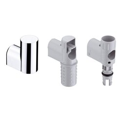 hansgrohe Wandstütze mit Abdeckung für Wandstange Unica'D satinox