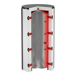 Flamco Pufferspeicher PS 300 l, Au pulverbes, Inn. unbeschichtet