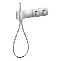 hansgrohe Fertigset Select Axor Edge UP-Thermostat, 2 Verbr., Diamantschl., chr