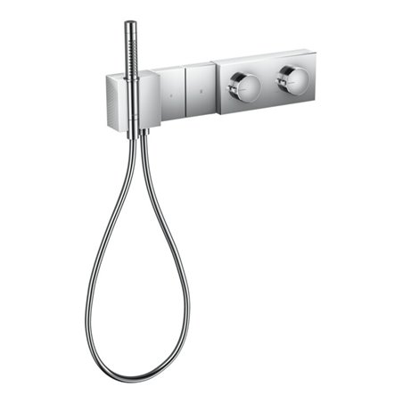 hansgrohe Fertigset Select Axor Edge UP-Thermostat, 2 Verbr., Diamantschl., chr