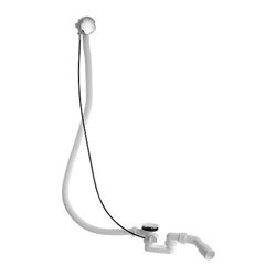 Duravit Ab-/Überlaufgarnitur Quadroval d 5,2cm, D-Griff rd m Griffmulde, chrom