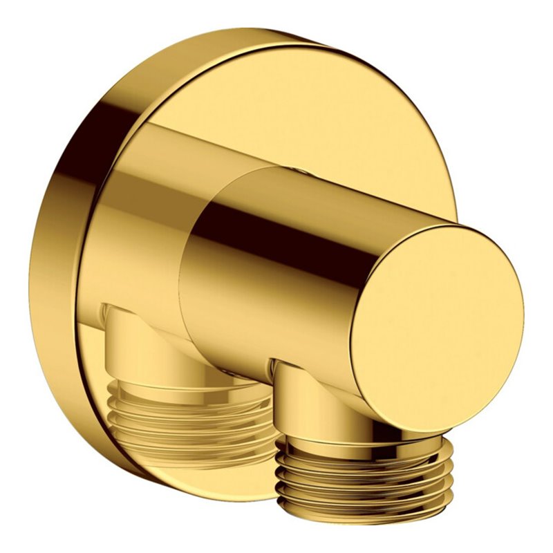 Duravit Wandanschlussbogen DN 15, o Handbrausenh., Ro rd, gol pol.