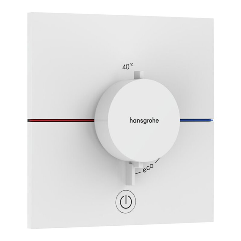 hansgrohe Thermostat ShowerSelect Comfort E UP, f 1 Verbr. u. 1 zus. Abg., mattweiß