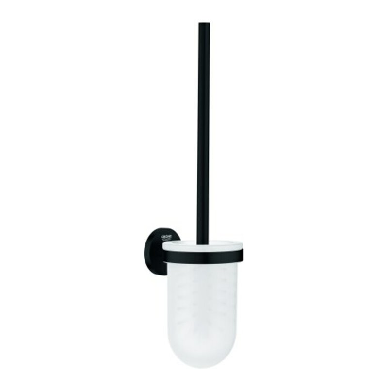 Grohe WC-Bürstengarnitur Essentials Wandmont., verd. Befestigung, matt black