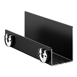 Keuco Duschablage 320x120x90mm, Wandmontage, schwarzgrau