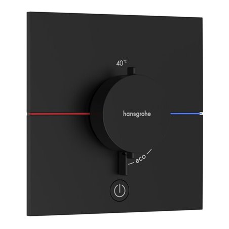 hansgrohe Thermostat ShowerSelect Comfort E UP, f 1 Verbr. u. 1 zus. Abg., matt-sw