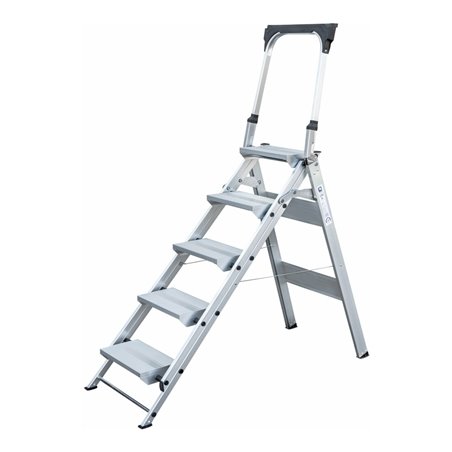 MUNK Aluminium-Klapptreppe mit klappbarem Bügel