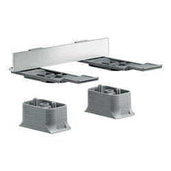 hansgrohe Adapterset Axor universal polished black chrome