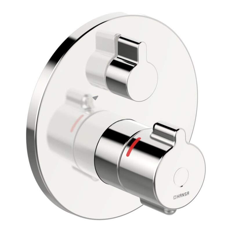 Hansa Fertigmontageset HANSACLINICA UP-Thermostat, Rosette rund, chrom