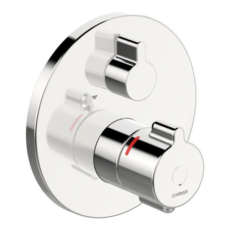 Hansa Fertigmontageset HANSACLINICA UP-Thermostat, Rosette rund, chrom
