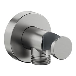 Duravit Wandanschlussbogen DN 15, m Brauseha., Ros. rd, ES geb.