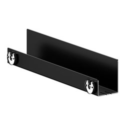 Keuco Duschablage 400-600mm, 120x90, schwarzgrau