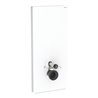 Geberit Wand-WC-Modul Monolith Plus Bauh. 114cm, Fr. Gl. we., S. Aluminium