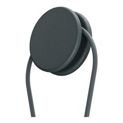 Keuco Duschabzieher Edition 400 grau (RAL 7011), mit Wandhalterung