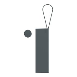 Keuco Duschabzieher Edition 400 grau (RAL 7011), mit Wandhalterung