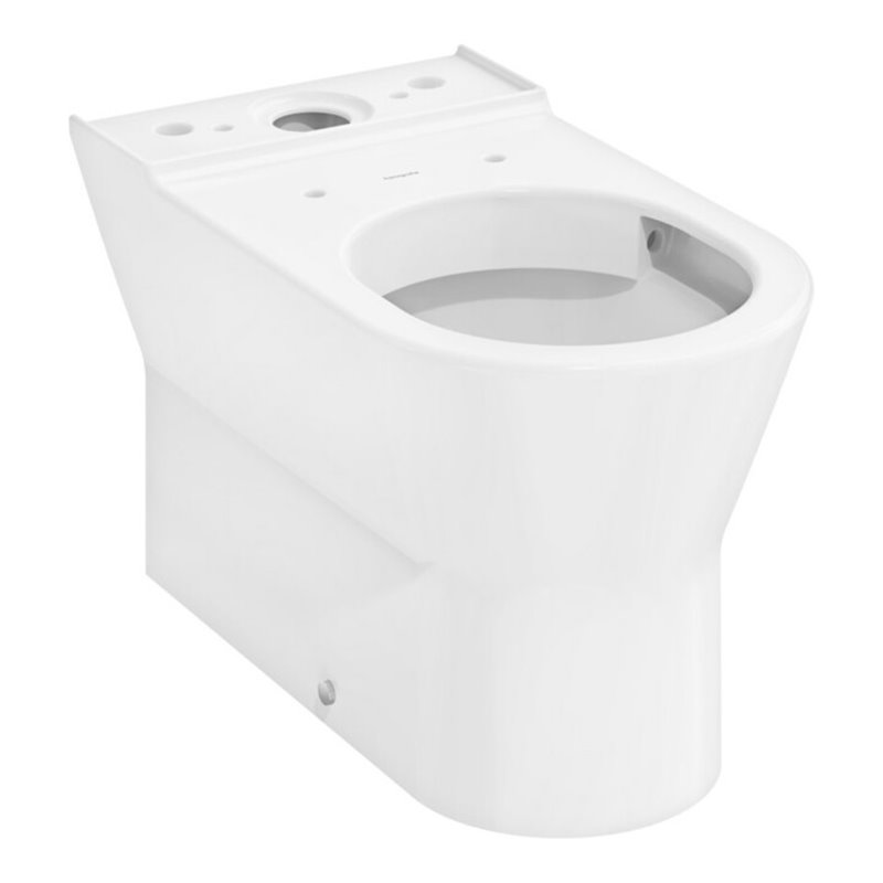 hansgrohe Stand-WC EluPura Original S w, f aufges. SPK, Abg. hor./vert., m SC