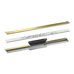 hansgrohe Fertigset Duschrinne AXOR Drain 700mm zur Wandmontage BB