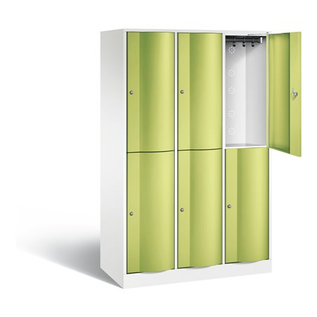 C+P Spind doppelstöckig Resisto, H1950xB1148xT540mm