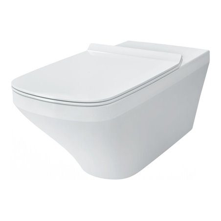 Duravit Wand-WC, Tiefspüler DuraStyle Vital 37x70cm, 4,5 l, barrieref., riml., weiß
