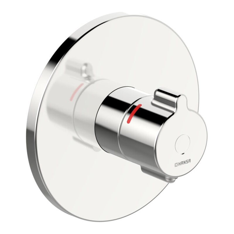 Hansa Fertigmontageset HANSACLINICA UP-Thermostat, Rosette rund, chrom