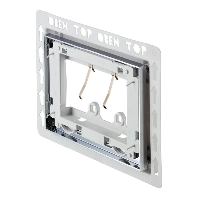 Duravit Einbaurahmen DuraSystem 29x21cm, flächenb., f Kunststoff, chr hgl