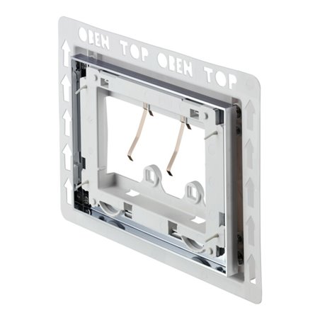 Duravit Einbaurahmen DuraSystem 29x21cm, flächenb., f Kunststoff, chr hgl