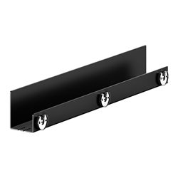 Keuco Duschablage 610-800mm, 120x90, schwarzgrau