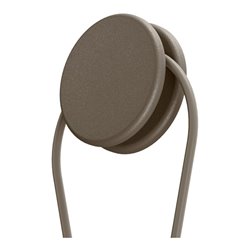 Keuco Duschabzieher Edition 400 trüffel (RAL 7006), mit Wandhalterung