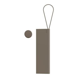 Keuco Duschabzieher Edition 400 trüffel (RAL 7006), mit Wandhalterung