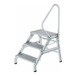 MUNK Aluminium-Montagetritt starr mit Handlauf