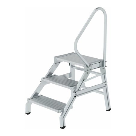 MUNK Aluminium-Montagetritt starr mit Handlauf