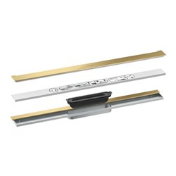 hansgrohe Fertigset Duschrinne AXOR Drain 700mm zur Wandmontage BGO