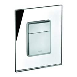 Grohe Abdeckplatte 42369 mit Drucktaste spiegelglas